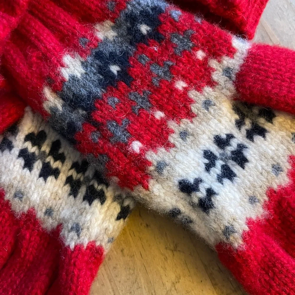 LANDS’ END Wool Knit Gloves🧤